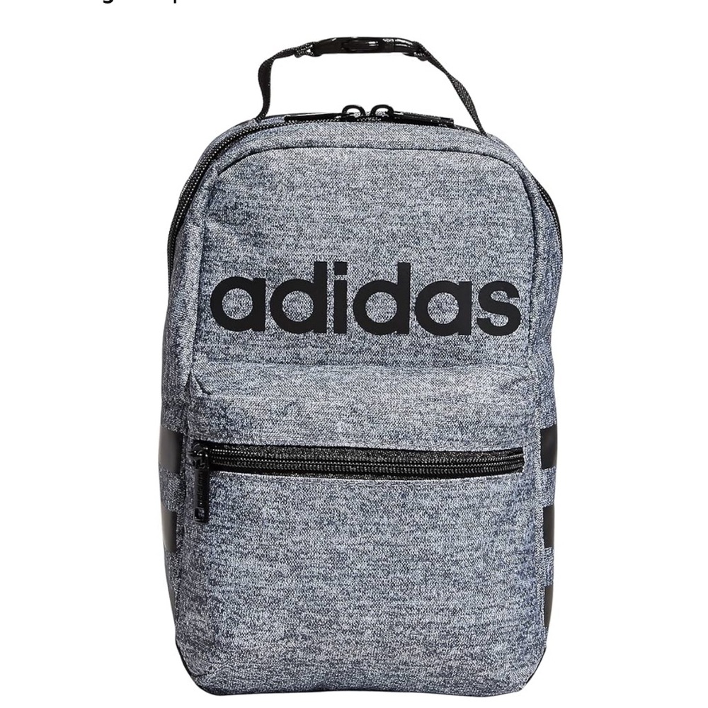 Adidas Heathered Gray lunch bag